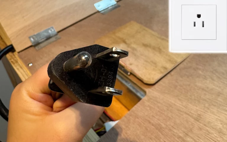 Wizzisaunas infrared sauna power plug and socket for easy installation